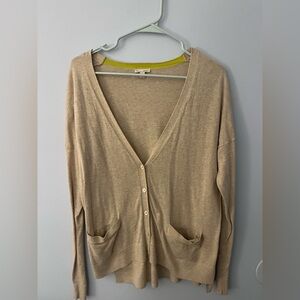Gap size S tan loose cardigan